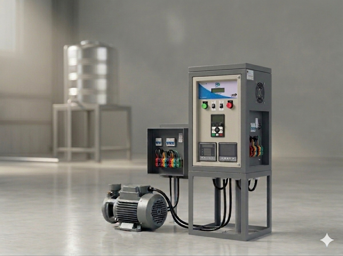 Hybrid Solar Pump Controller cabinet